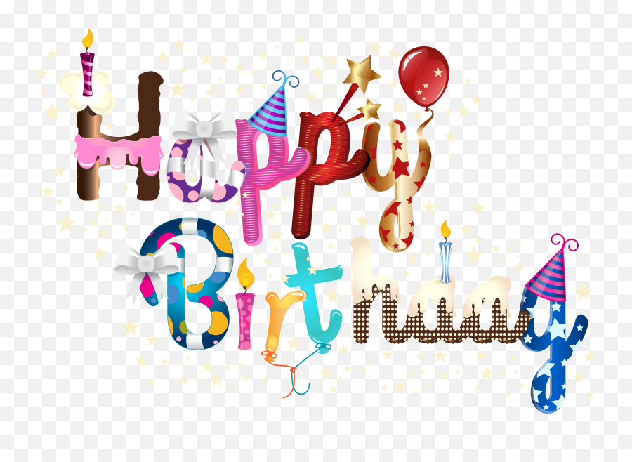 Happy Birthday Png Clip Art Image Happy Birthday Png - Transparent Happy Birthday Gif Png Emoji,Birthday Emoticons For Facebook