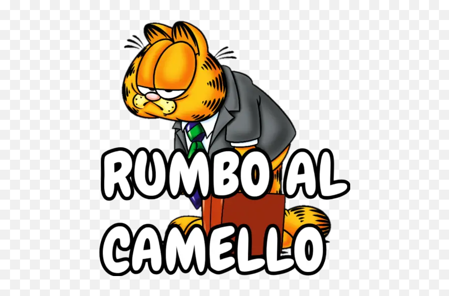 Garfield Stickers For Whatsapp - Happy Emoji,Facebook Emoji Dead Dinosaur