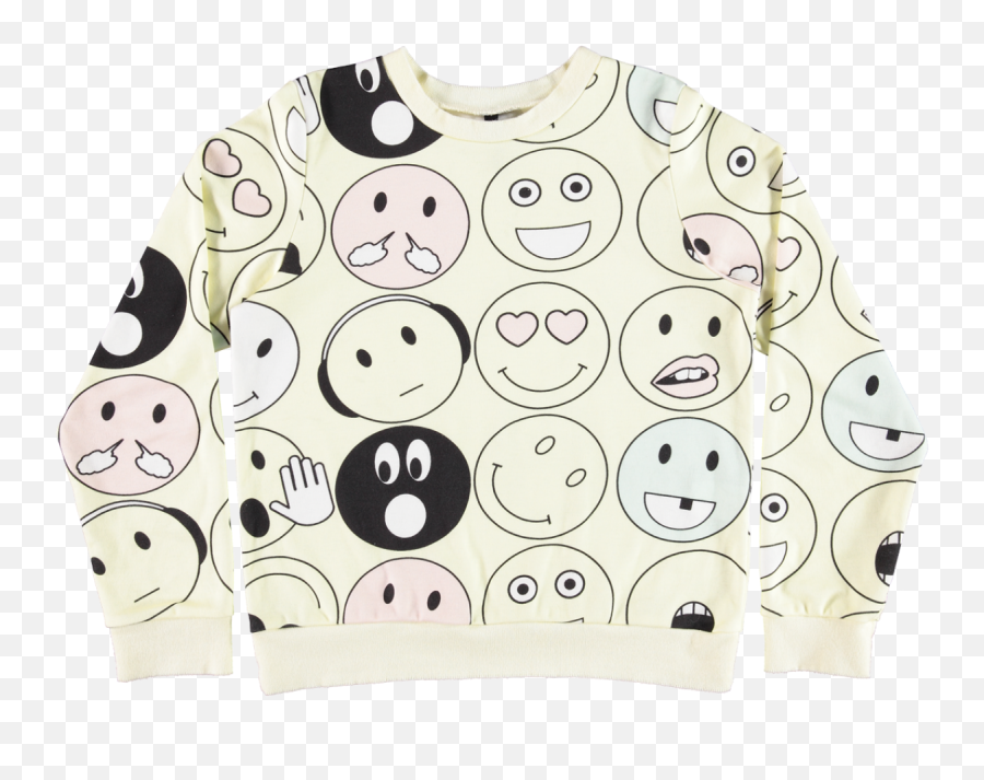 Caroline Bosmans Wonder Sweatshirt - Orange Mayonnaise Long Sleeve Emoji,Wonder Face Emoticon