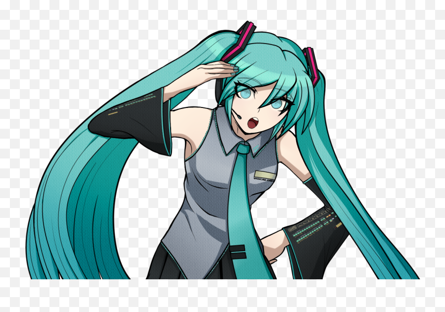 Hatsuune Miku The Parody Wiki Fandom - Ibuki Mioda Sprite Edit Emoji,Emotions Vocaloid Lyrics