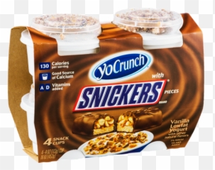 Yocrunch With Snickers Vanilla Lowfat Yogurt - Snickers Emoji,List Of Emotions On Snickers
