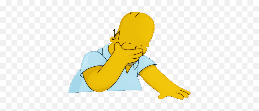 Facepalm Homer Counter - Strike Source Sprays Homer Facepalm Png Emoji,Emoticons Homer Simpson Doh