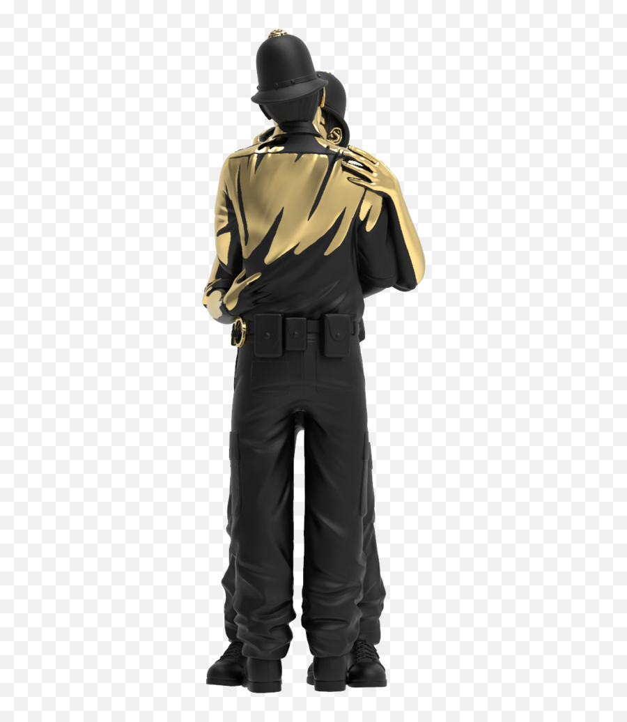 Kissing Coppers By Brandalised Gold Rush Edition - Cargo Pants Emoji,Kissing Emotion