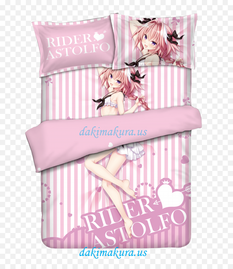 Fate Pink Anime Bed Sheet Duvet Cover Emoji,Pink Emojis Bed Spreads