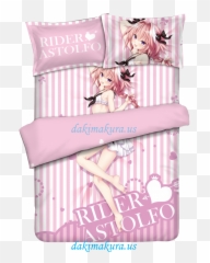 Fate Pink Anime Bed Sheet Duvet Cover Emoji,Pink Emojis Bed Spreads