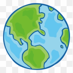Download Earth Drawing Cartoon Free Hd - Vector Earth Cartoon Png Emoji,Leaf Snowflake Bear Earth Emoji