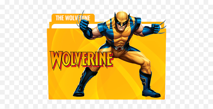 The Wolverine Comic Folder Icon Free Download - Designbust Wolverine Png Emoji,Grinch Emoji