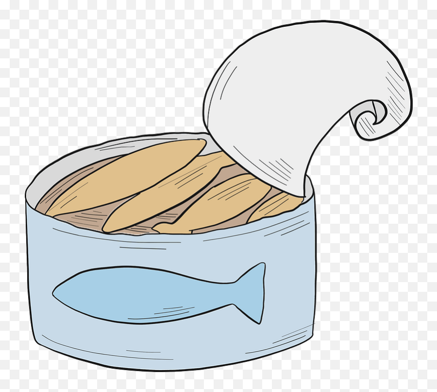 Canned Fish Clipart - Canned Fish Png Emoji,Fish Fry Emojis