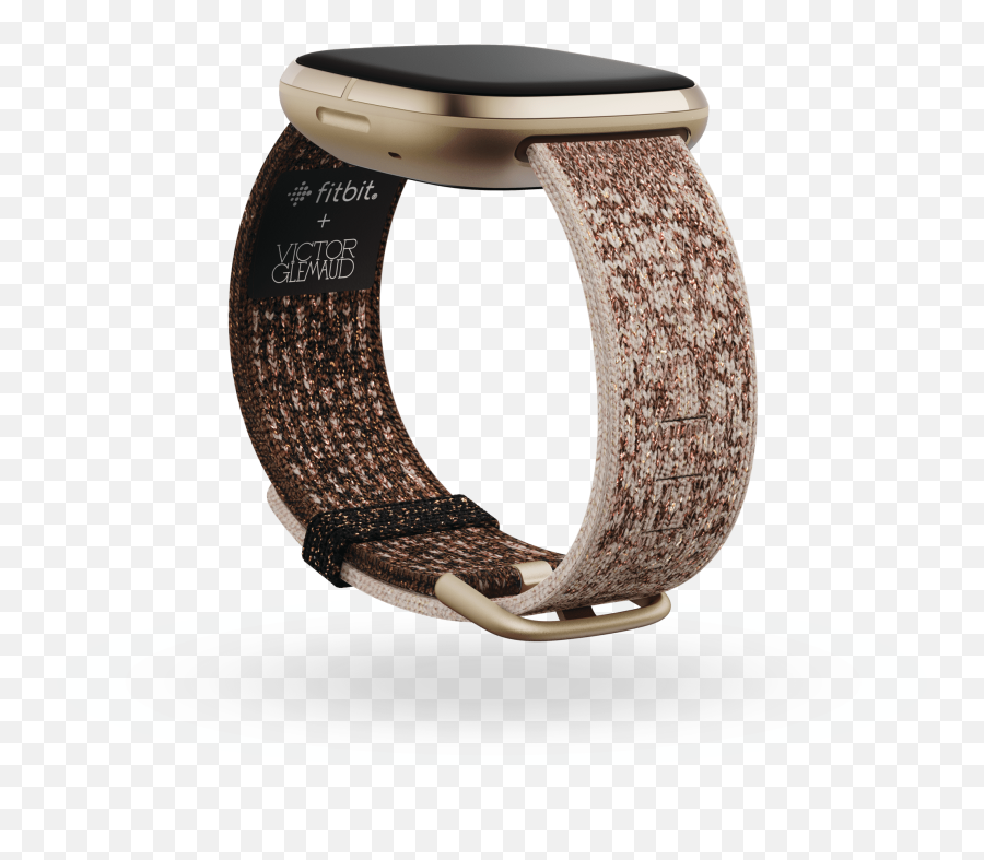 Fitbit Collaboration With Brother Vellies And Victor Glemaud Emoji,Work Emotion Gold