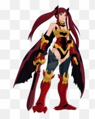 Download Flame Empress Armor Erza Cosplay Fairy Tail Gray Emoji,Fairy Tail The Flame Of Emotion