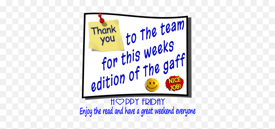 The Gaff - 20th August 2021 The Giffgaff Community Emoji,Thanks To Everyone Emoticon