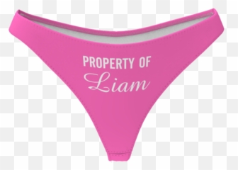 Womens Thong Panty - Name Emoji,Panties Emoji