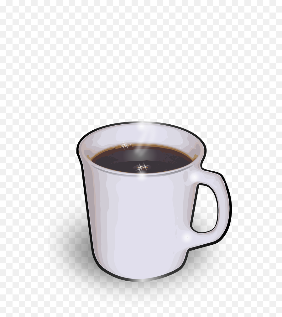 Onlinelabels Clip Art - Hot Cuppa Joe Emoji,A Emoji Coffee