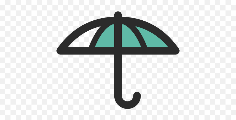 Umbrella Colored Stroke Icon Transparent Png U0026 Svg Vector Emoji,Beach Umbrella Emoticon