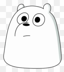 Ice Bear - Dot Emoji,Bear Black And White Emoji