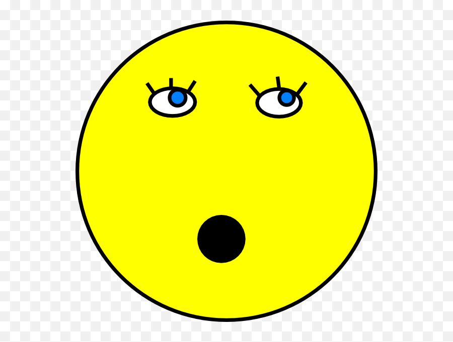 Smiley Face Emoticon Clip Art - Shocked Smiley Face Png Dot Emoji,Shocked Emoticon