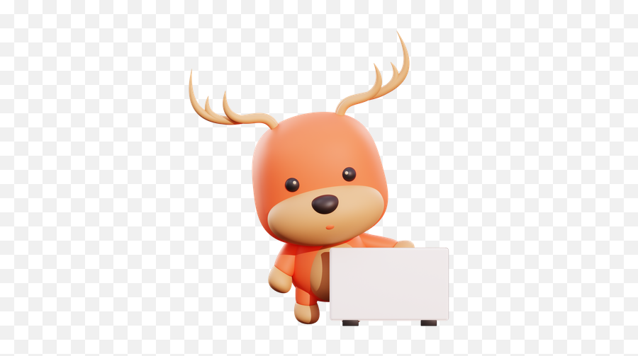 Deer 3d Illustrations Designs Images Vectors Hd Graphics Emoji,Deer Emoji