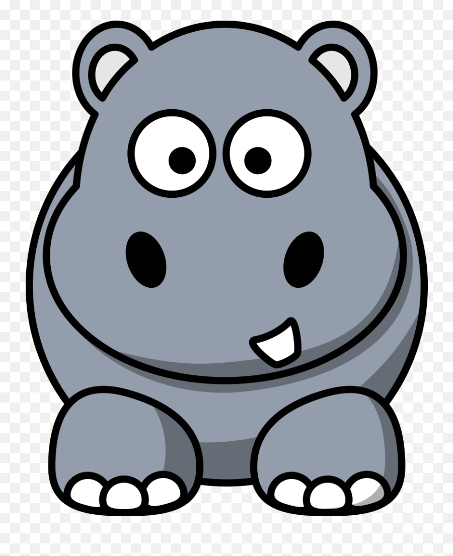 Hippopotamus Clipart Happy Hippo - Hippo Clipart Emoji,Hippo Emoticons