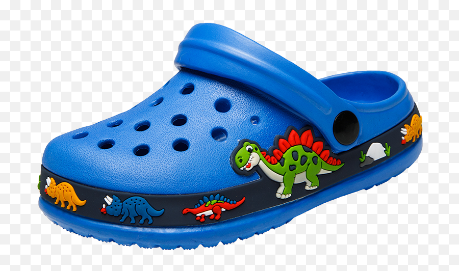 Child Sandals Crocks Summer Hole Shoes Crok Rubber Kids Emoji,Unicorn Emoji Dark Blue