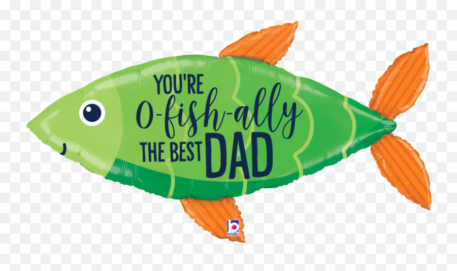 Youu0027re Ou0027fishally The Best Dad Fish 45u2033 Balloon Emoji,Emoji For Youtube Comments Fish