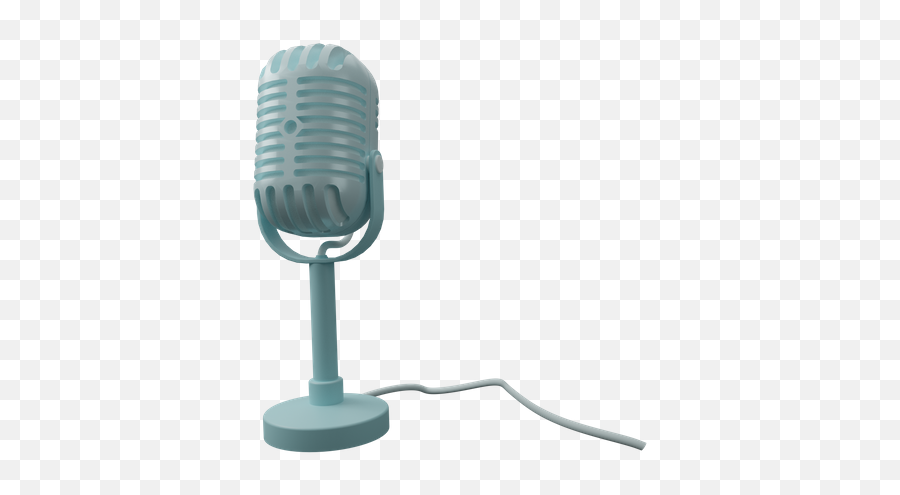 Premium Microphone 3d Illustration Download In Png Obj Or Emoji,Emoji Studio Microphone