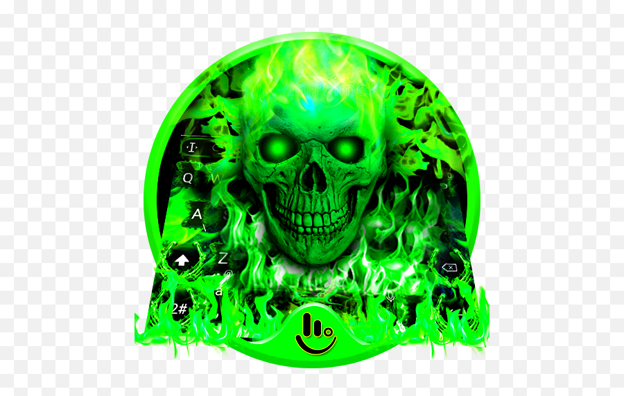 Green Horror Devil Keyboard Theme - Apps On Google Play Creepy Emoji,Horror Emoji