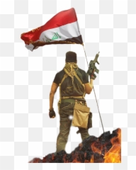 Iraq Army Isof Flag Sticker - Flagpole Emoji,Army Flag Emoji