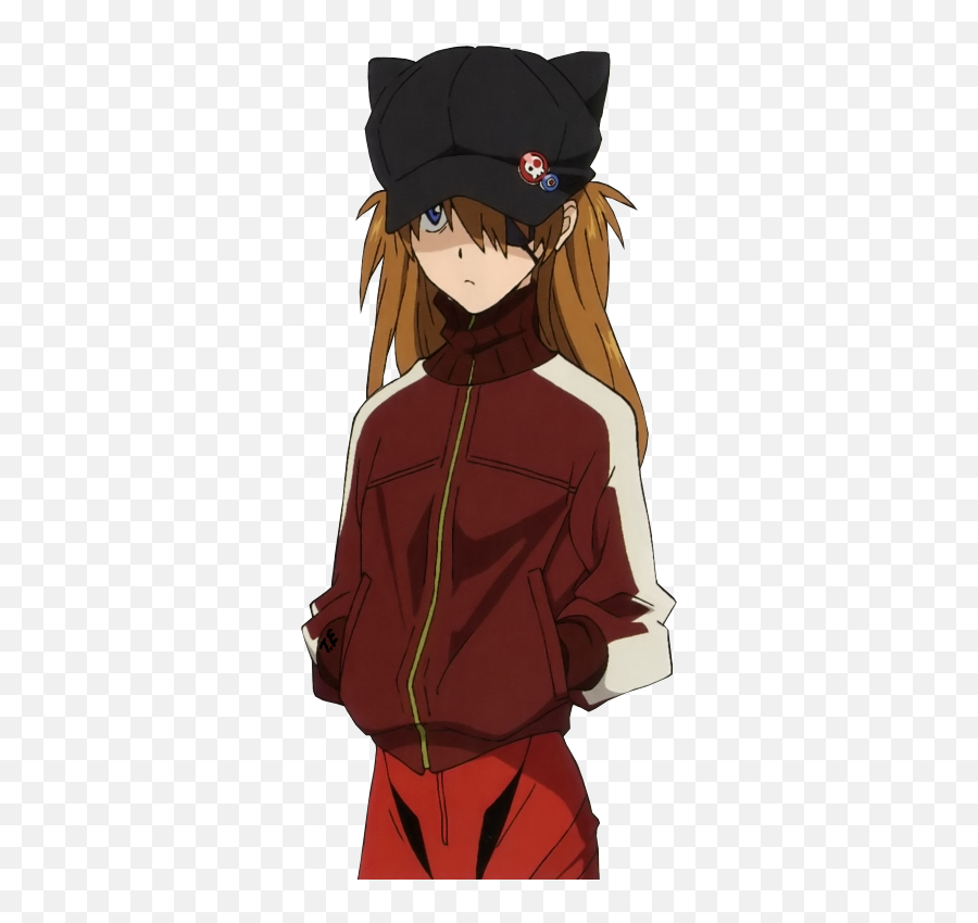 Hot Eva Asuka Langley Badges Peaked Cap - Asuka Facial Evangelion Png Emoji,Evangelion Emoji