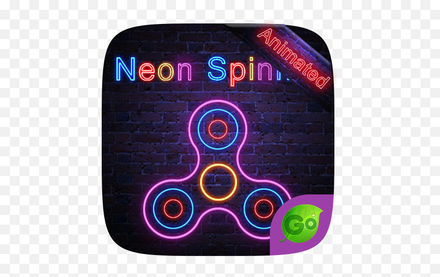 Neon Spinner Go Keyboard Animated Theme - Google Play Fidget Spinner Emoji,Emoji Spinner