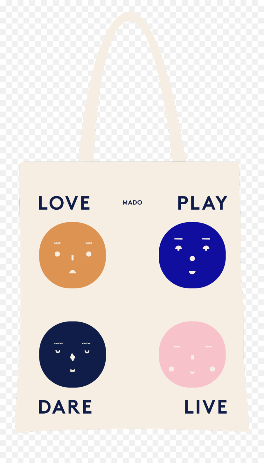 Four Feelings Tote Bag - Tote Bag Emoji,Bag Of Emotions