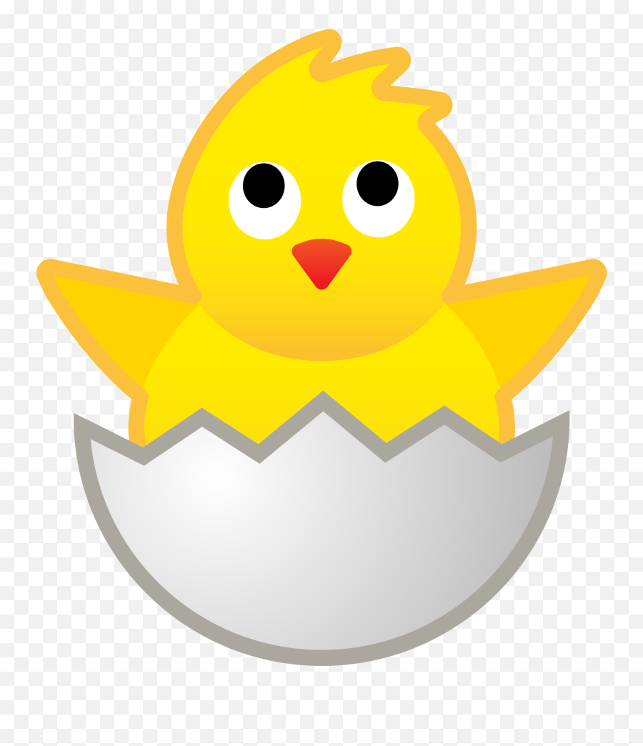 Hatching Chick Emoji Clipart Free Download Transparent Png - Chick In Egg Emoji,Owl Emojis For Android