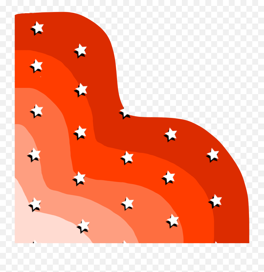 Stars Wavy Red Reds Waves Wave Sticker By Lei - Sqwiggle Png Emoji,Red S Emoji