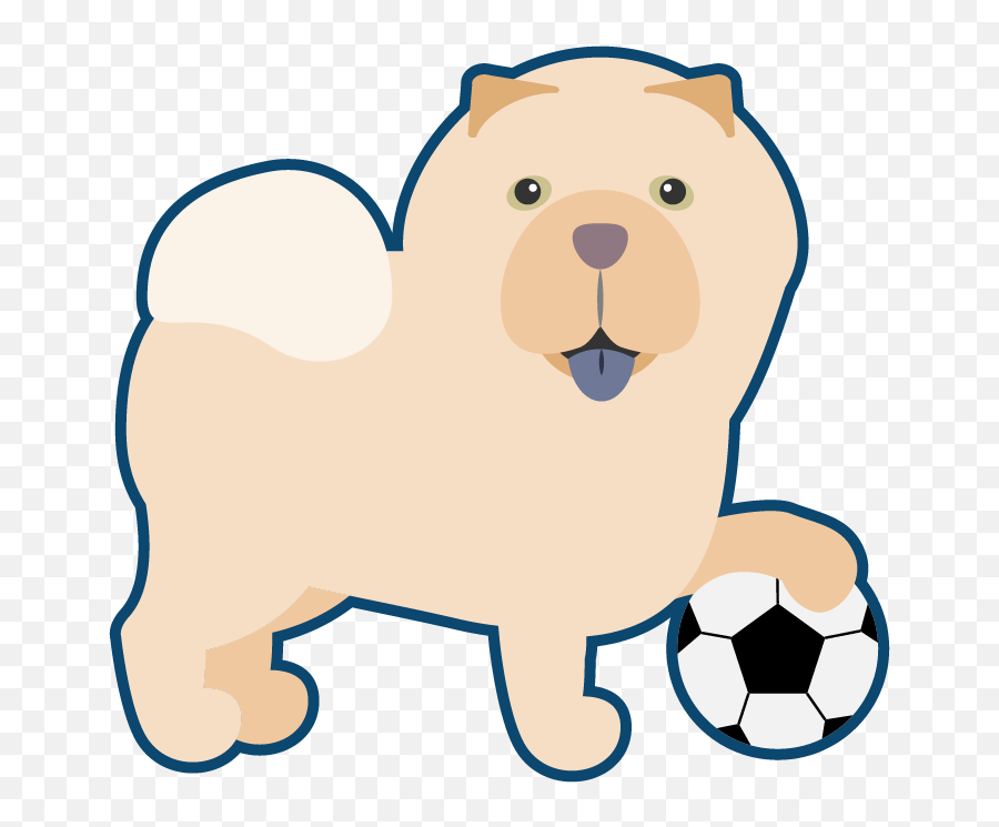 Peach The Chow Chow Stickers - Animal Figure Emoji,Chow Chow Emoji