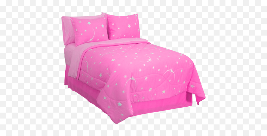 Pink Bed Nichememe Cute Sticker - Kawaii Bed Transparent Background Emoji,Emoji Bedding Full
