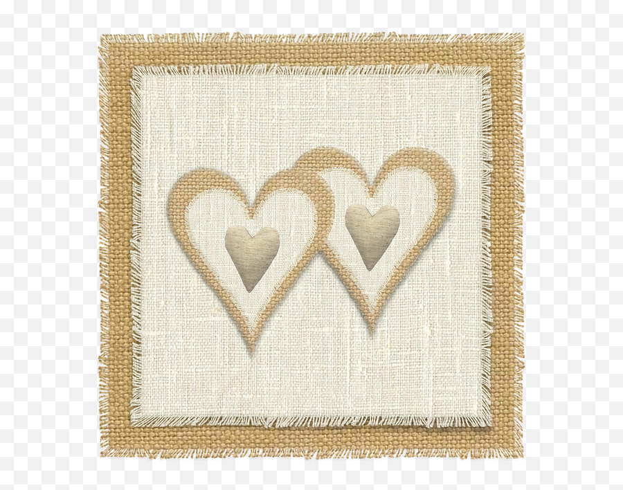 Hearts Linen Fabric Emoji,Fabric Of Emotion