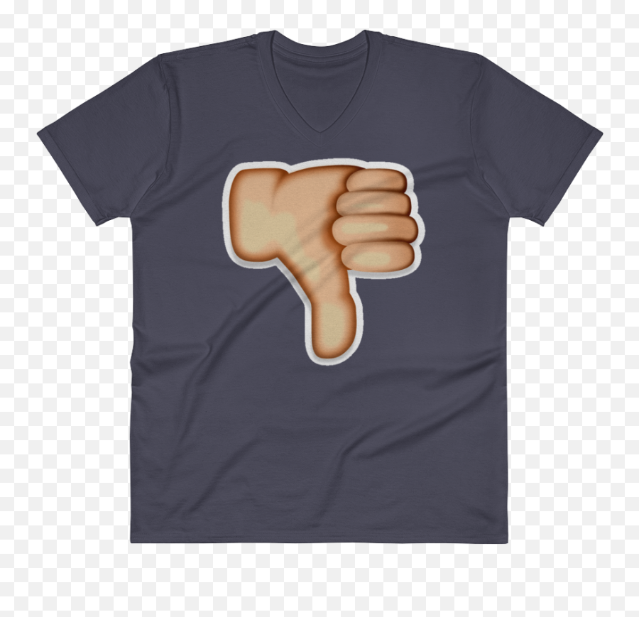 Download Menu0027s Emoji V Neck - Tshirt Png Image With No Fist,Fist Emoji Png