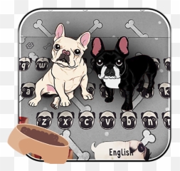 Twins Bulldog Keyboard - Dog Supply Emoji,Bulldog Emojis