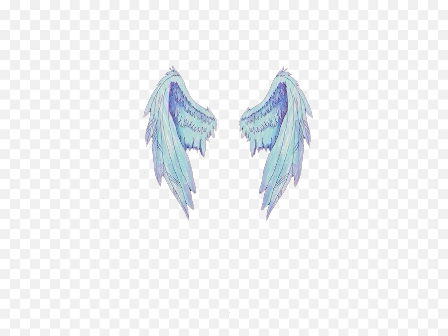 Wing Earrings Angel Supernatural Creature Feather - Asas Tumblr Png Emoji,Feather Emoji