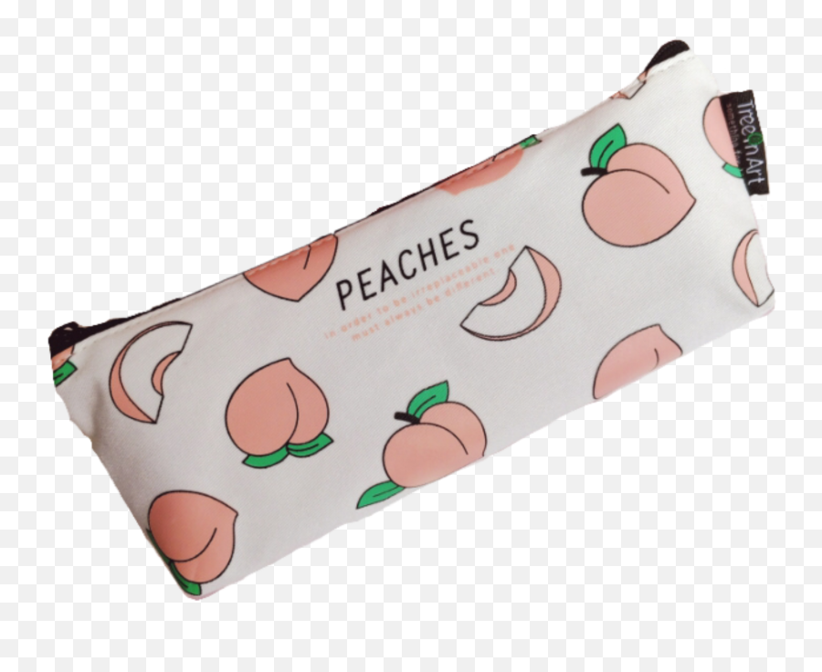 Pencilcase Makeupbag Peach Peachy - Aesthetic Pencil Case Png Emoji,Peach Emoji Phone Case