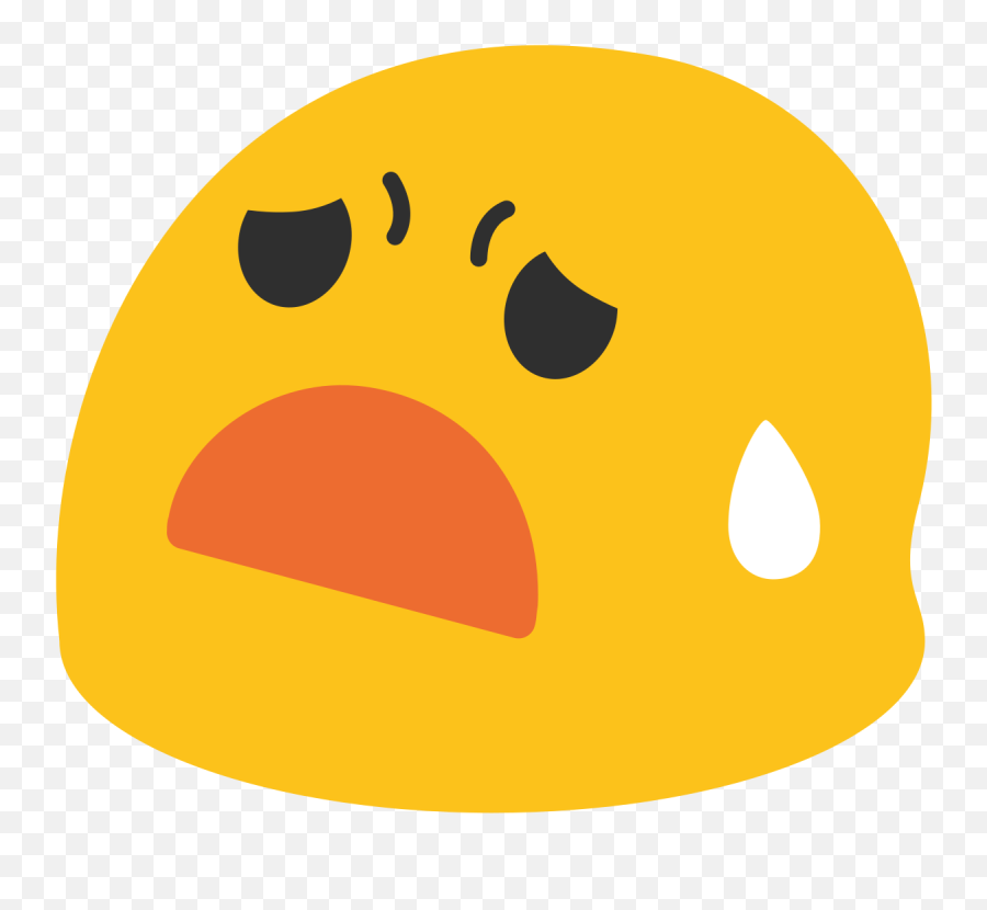 Anguished Face Id 7249 Emojicouk - Happy,Scared Face Emoji