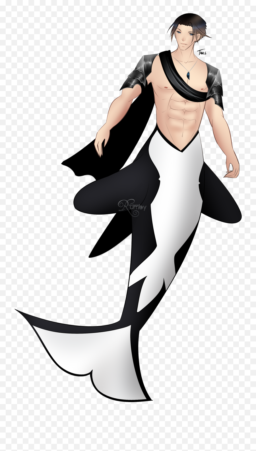 In The World Of Dream Crystal Takis An Orca Merman - Orca Merman Emoji,Orca Emoji