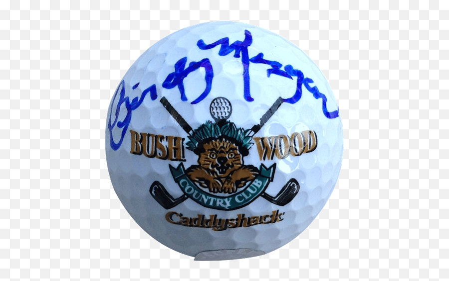 Cindy Morgan Lacey Underall Signed Caddyshack Golf Ball - Badge Emoji,Golf Emoji