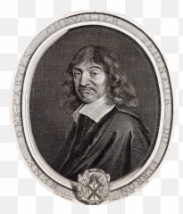 Cogito Ergo Sum - René Descartes Portrait Emoji,Michael Oval Joseph Emotion