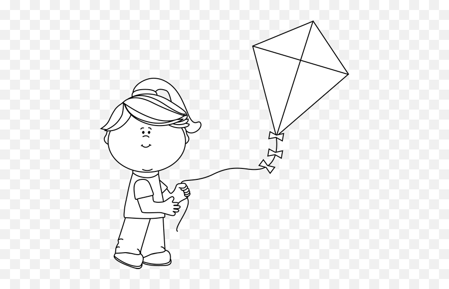 Kite Clip Art - Kite Images Kite My Cute Graphics Black And White Emoji,Emoticon For Kite