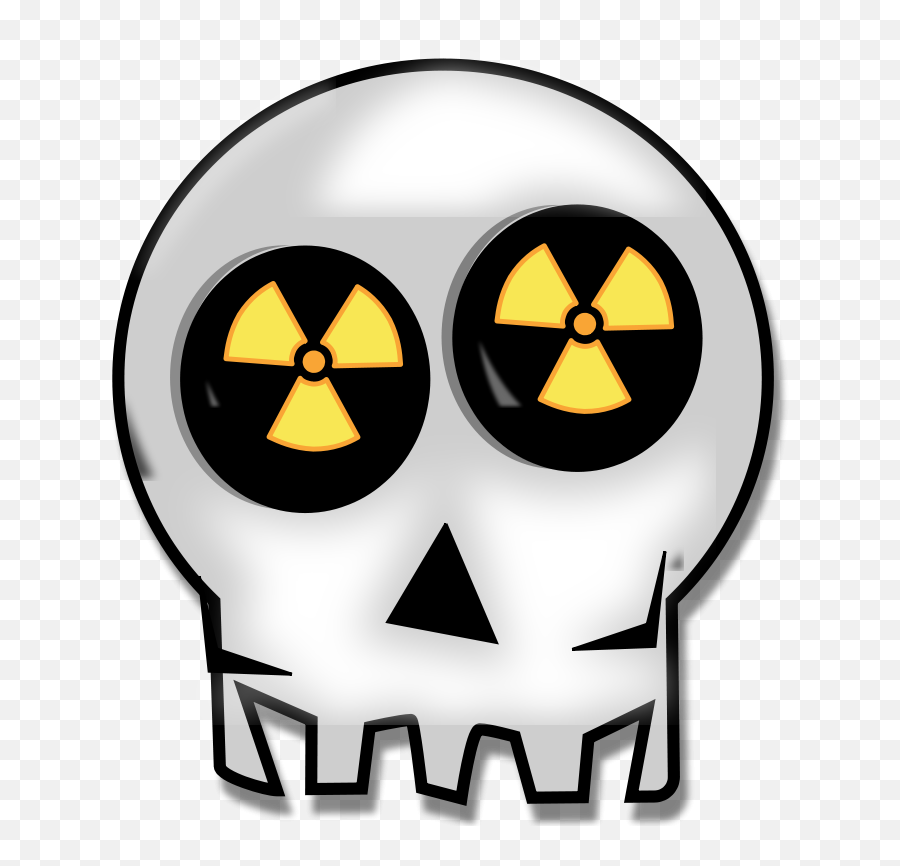 Free Clipart Nuclear Skull Piotrsy - Skull Smile Symbol Transparent Emoji,Skull Emoticon Code