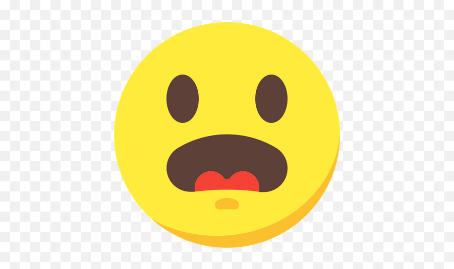 Surprised Emoji Icon Of Flat Style - Available In Svg Png Happy,Surprised Face Emoji
