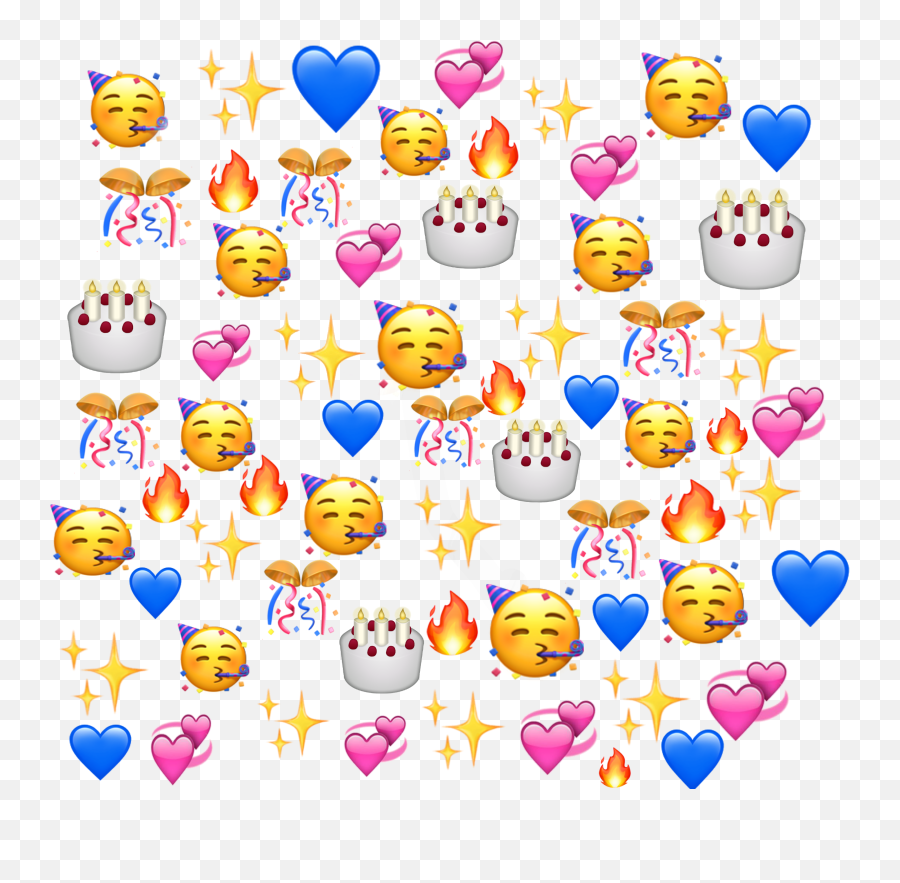 Emoji Emojibackground Sticker - Birthday Emoji Transparent,Emojis Com Free Birthday No Smileys