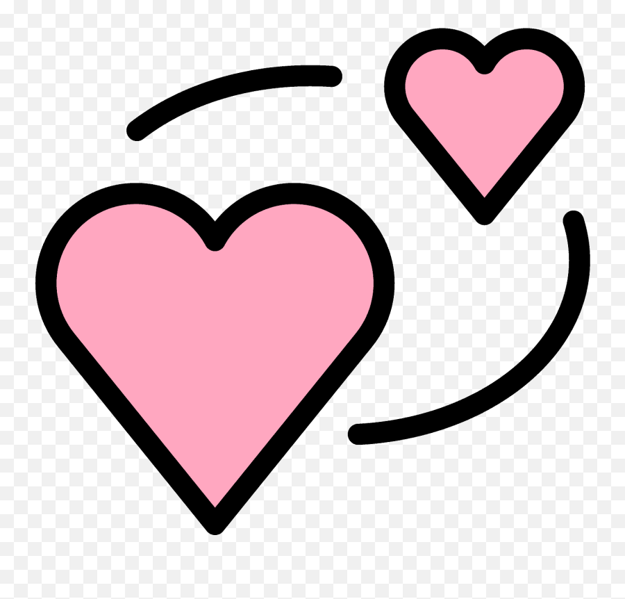 Two Hearts Emoji Clipart Free Download Transparent Png - Cute Hearts Copy And Paste,Sparkly Heart Emoji