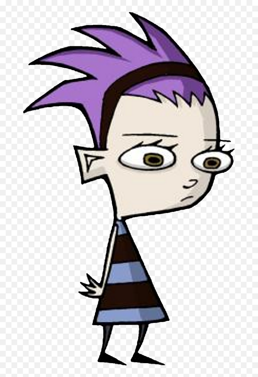 Zita - Invader Zim Zita Emoji,Fanfiction Zim Dib Antenna Emotion