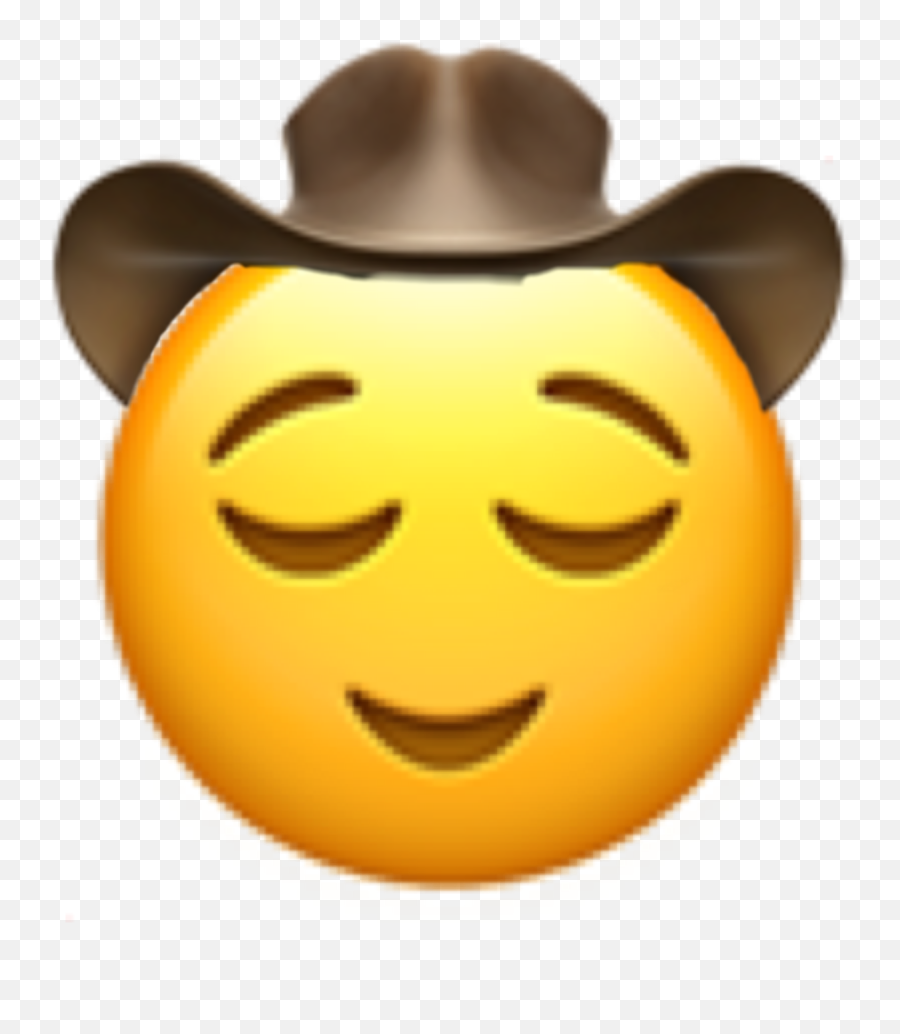 Emoji Cowboy Yee Haw Yeehaw Sticker - Winking Cowboy Emoji,Texas Emoji